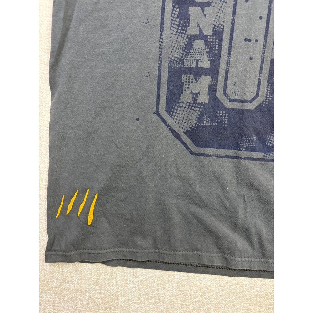 Pumas UNAM Club Universidad Mens XL Gray Graphic T-Shirt Soccer Liga MX Gapac - Picture 3 of 8